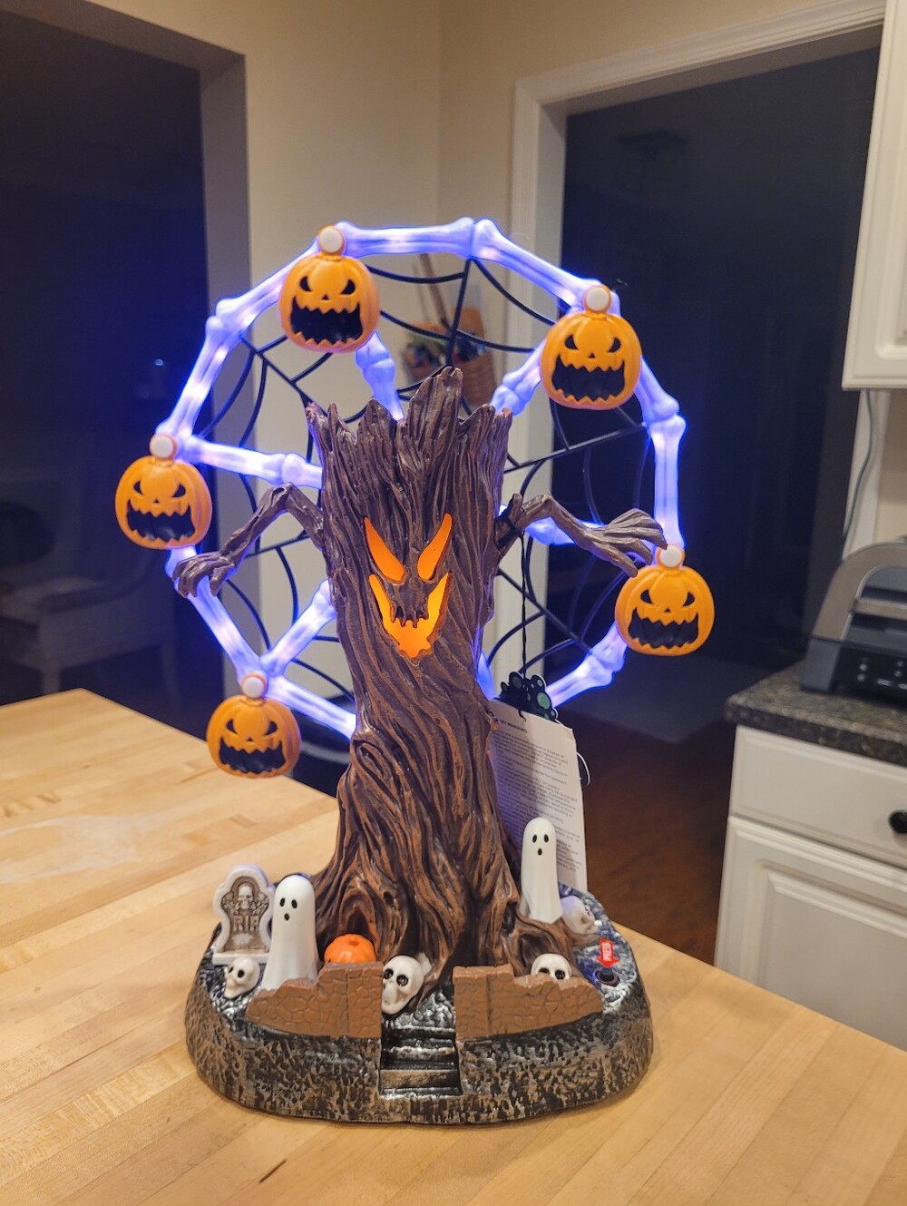 NEW Toil & Trouble Lights & Sound Spooky Tree Ferris Wheel Halloween Table Decor